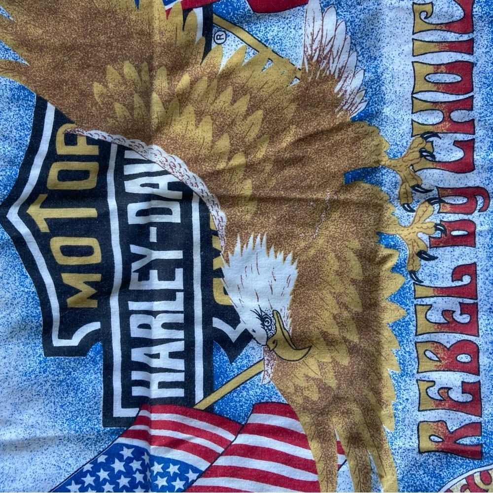 Harley Davidson Vintage “ Rebel by Choice” Bandana